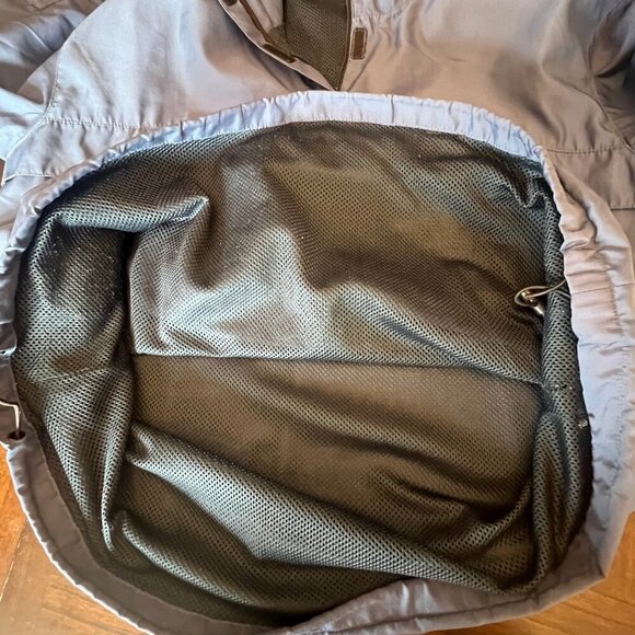 Gap Blue Rain/Windbreaker Jacket, 4 Pockets, 3/4 Velcro Neck Opening, Size XL - Picture 11 of 15